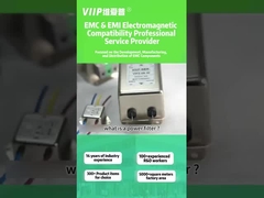 CE ROHS 単相RFIフィルター 0.5A-300A 電子干渉フィルター