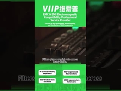 信頼性の高いライン干渉抑制のための頑丈な導電性プラスチックEMIフィルター