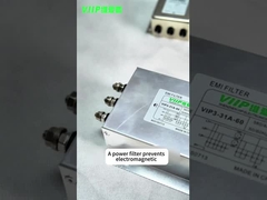 50dBの最小挿入損失と50Ωのインプットインペデンスを持つ低パスインバーターEMIフィルター