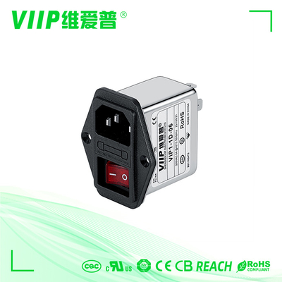 購入 VIIP 250V IECのノイズ・フィルタの6A低域表面の台紙をEMIフィルタ online manufacture