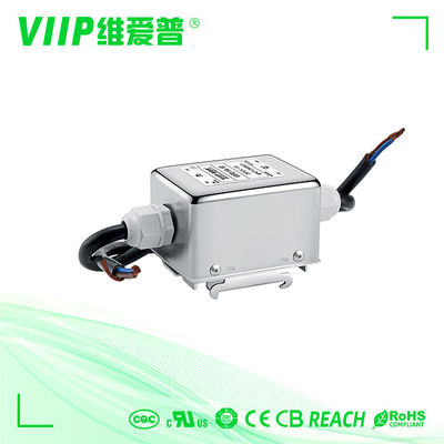 購入 プラグイン DC EMIフィルター 30A 60VDC 電源線騒音フィルター 150Khz-30Mhz 衰弱のための金属ケース online manufacture