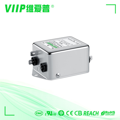 ワイヤリード 設置タイプ AC EMIフィルター 10A 電流定数と 20-100dB ストップバンド衰弱