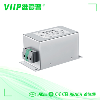 1760VDC AC EMIフィルター 60-90dB 挿入損失 10KHZ-30MHZ
