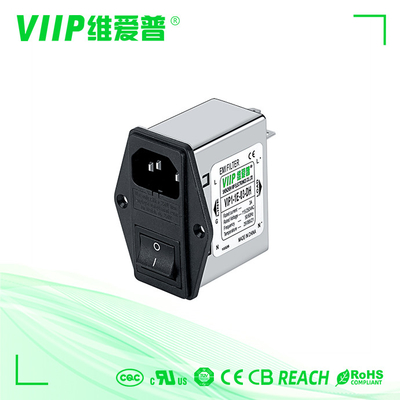パネルの台紙によって溶かされる電力線IECのEMIフィルタAC 250V 10A